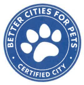Better Citiies for Pets Certified.