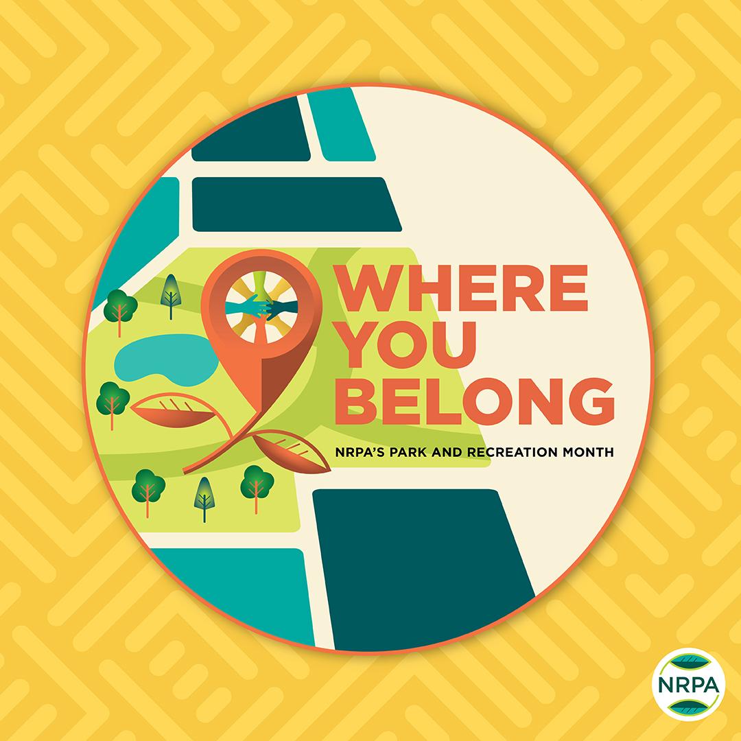 Parks are where you belong logo.
